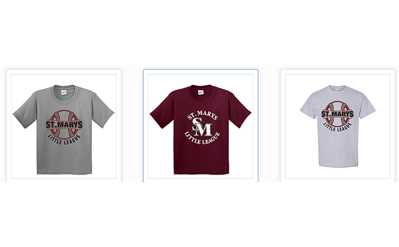 St Mary's Little League Merch